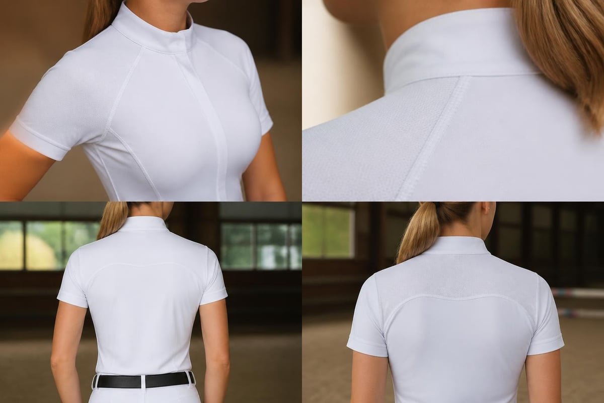 Competition shirt construction elements