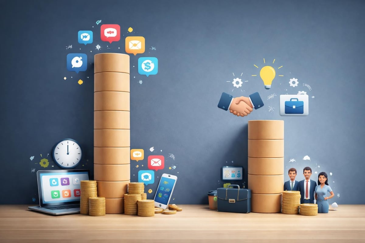 Kostenvergleich interne versus externe Social Media Lösung