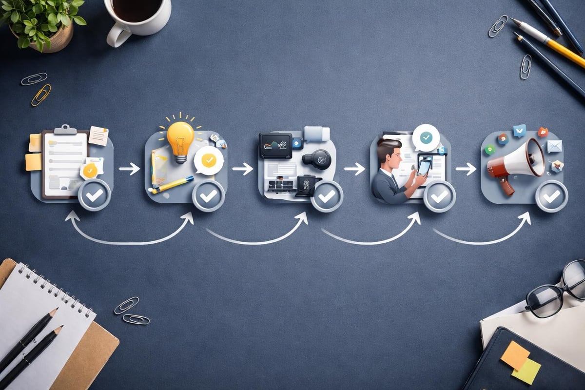 Content-Produktionsprozess für Social Media