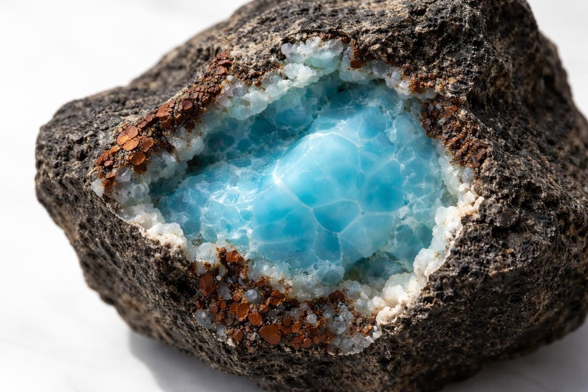 Larimar geological formation process