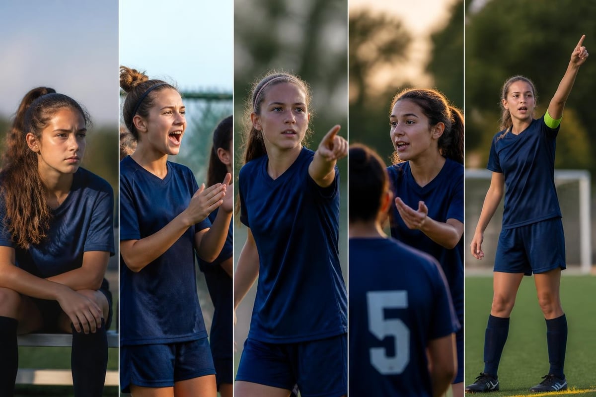 Youth soccer leadership progression