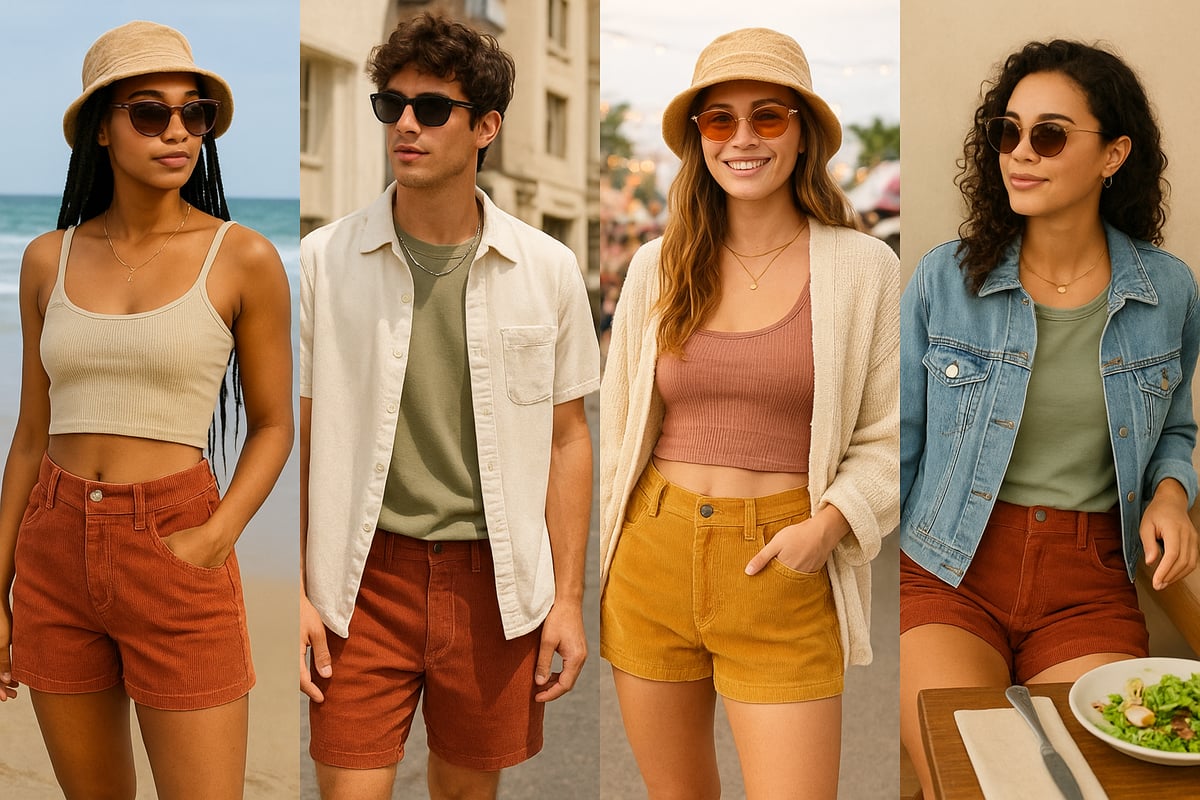 How to Style Ocean Pacific Corduroy Shorts: Outfit Ideas for Every Occasion