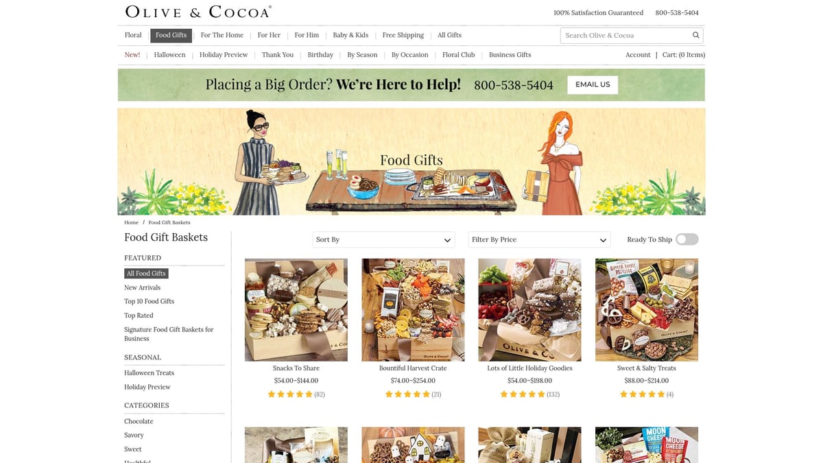 8 Best Food Baskets to Gift in 2025 - Olive & Cocoa: Gourmet Sweet Gift Crates