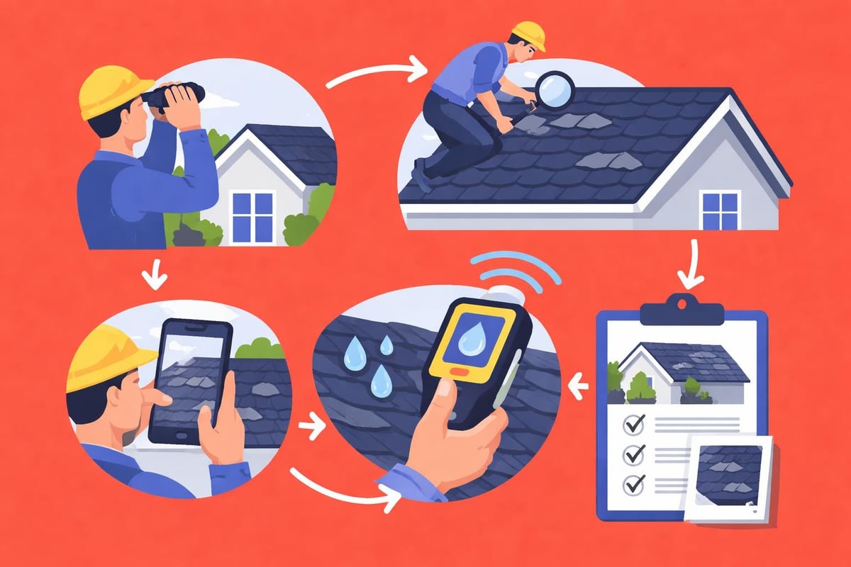 Roof inspection process