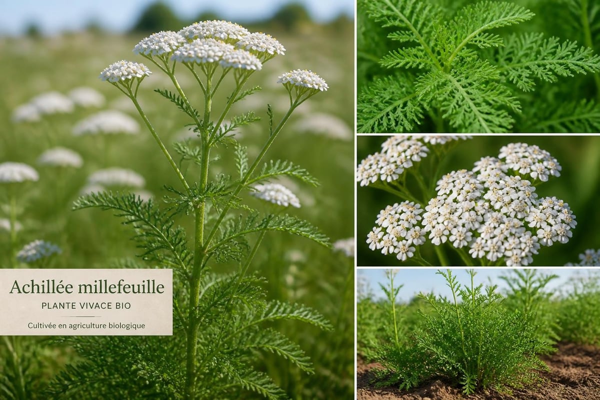 Botanical characteristics of achillée millefeuille