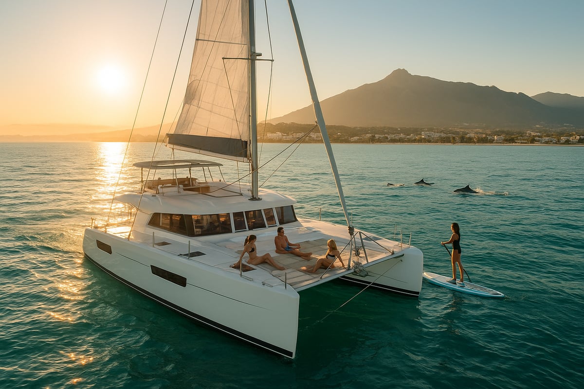 Catamaran Puerto Banus Guide: Explore Marbella in 2026 4 Catamaran Activities and Onboard Experiences