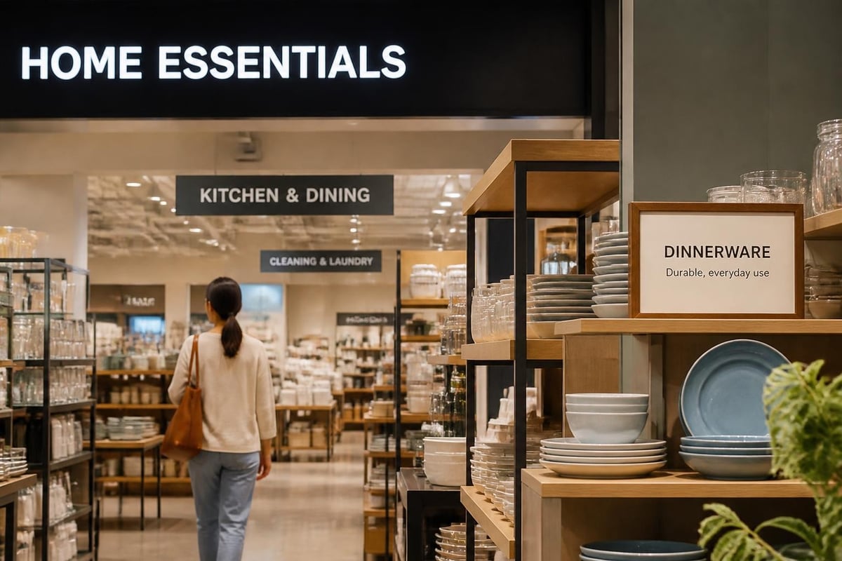 Retail signage hierarchy