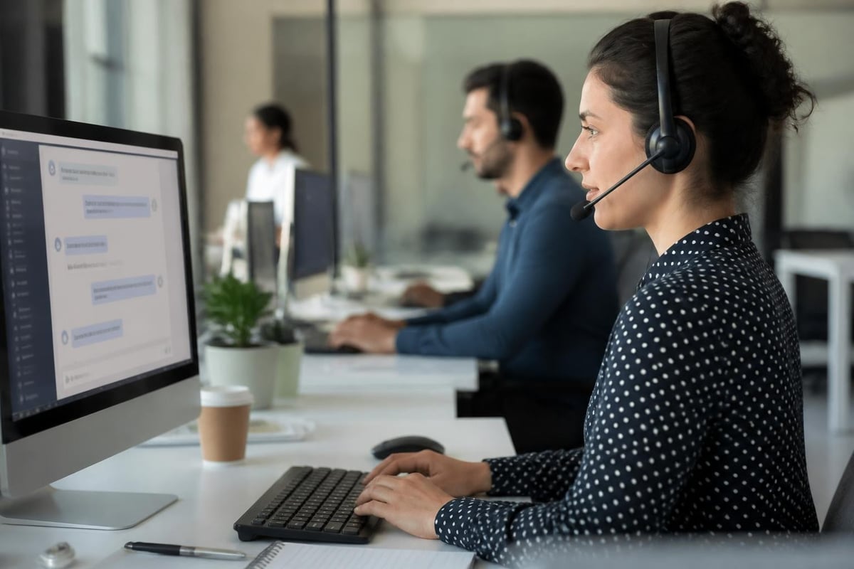 AI in customer service workflow