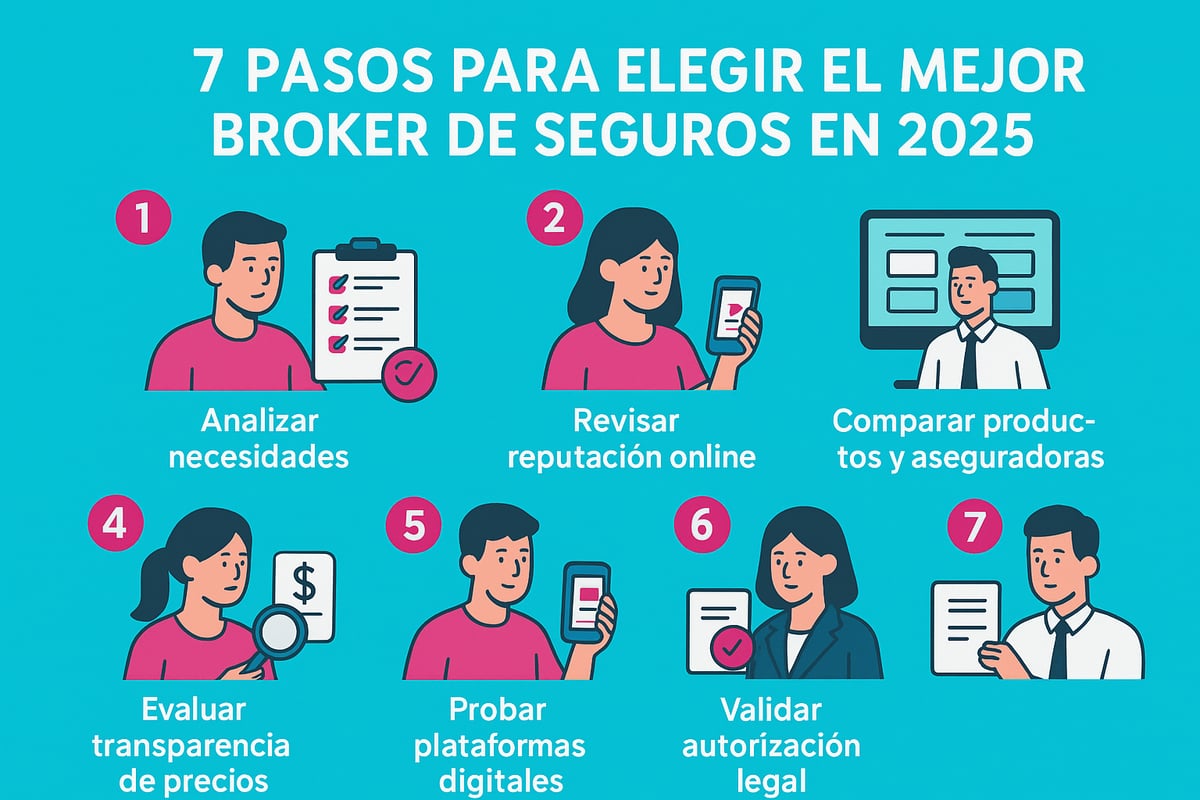 Cómo Elegir el Mejor Broker de Seguros en 2025: Guía Paso a Paso