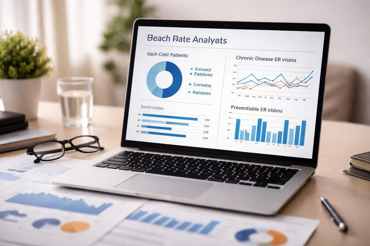 Population health analysis workflow