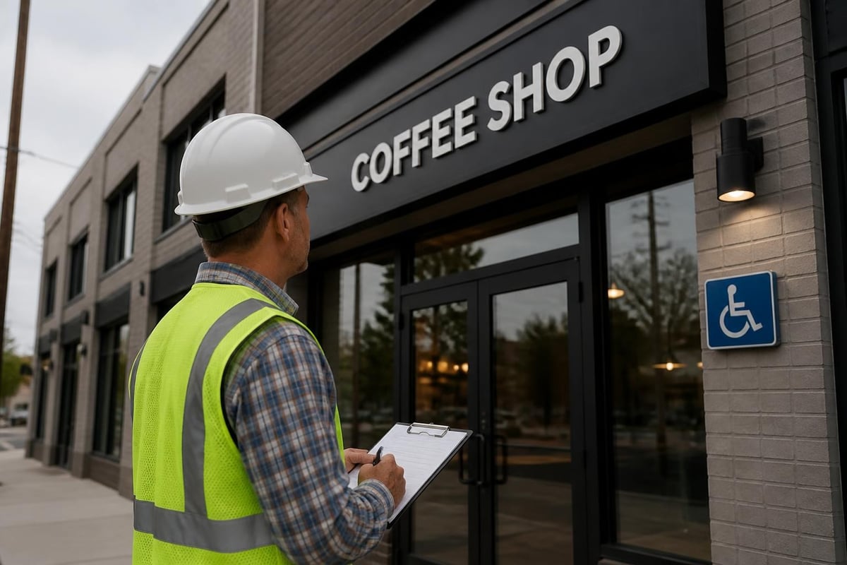 Shop signage compliance framework