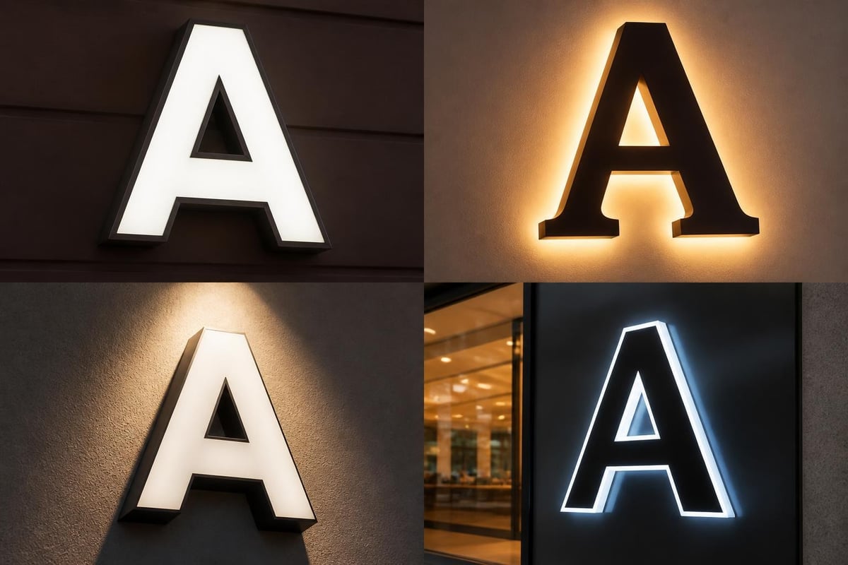 LED signage technology options