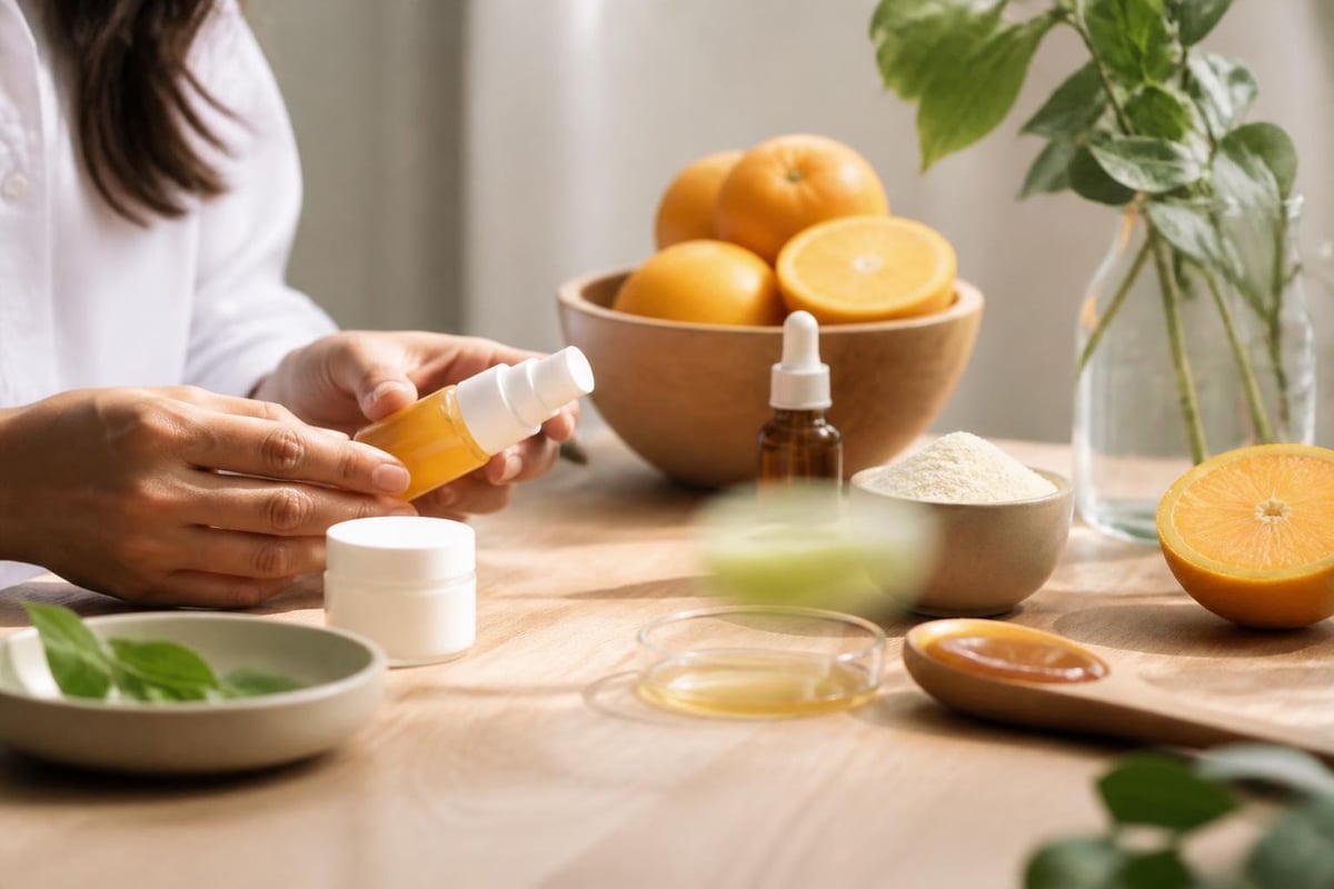 Organic vitamin C product selection