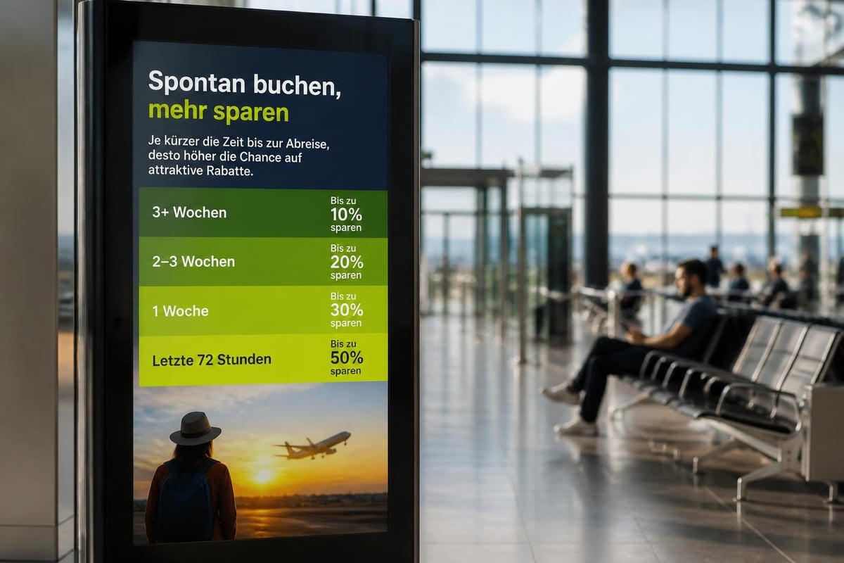 Last-Minute-Buchungszeitfenster
