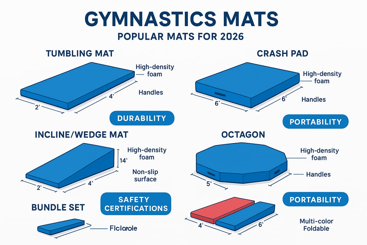 Comparing the Top Gymnastics Mats for 2026