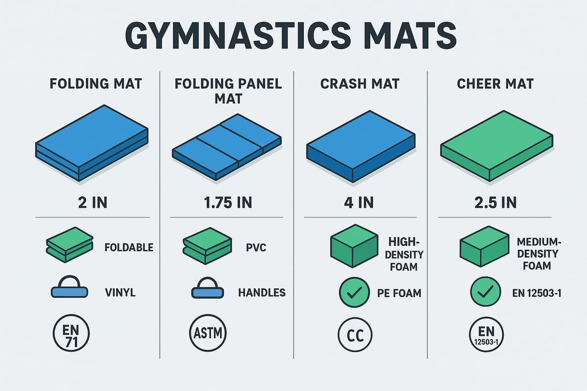 Key Features to Consider When Choosing a Gymnastics Mat
