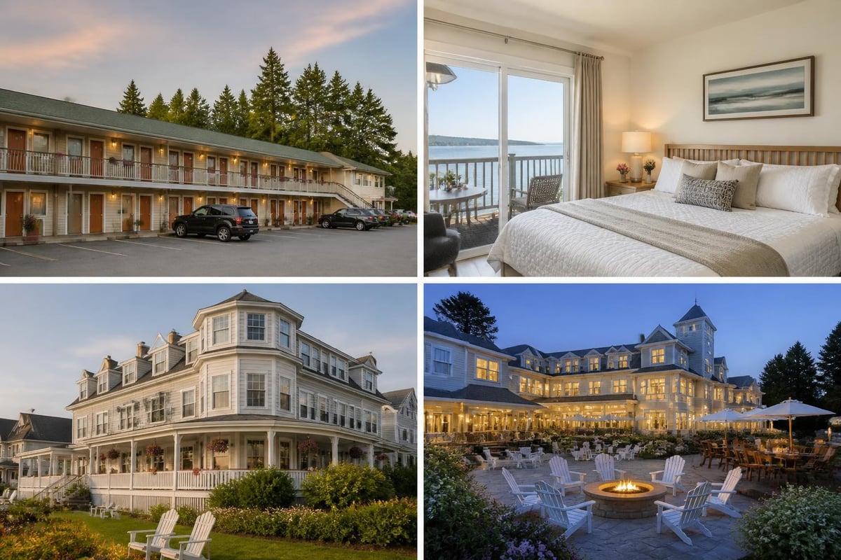Maine accommodation categories comparison