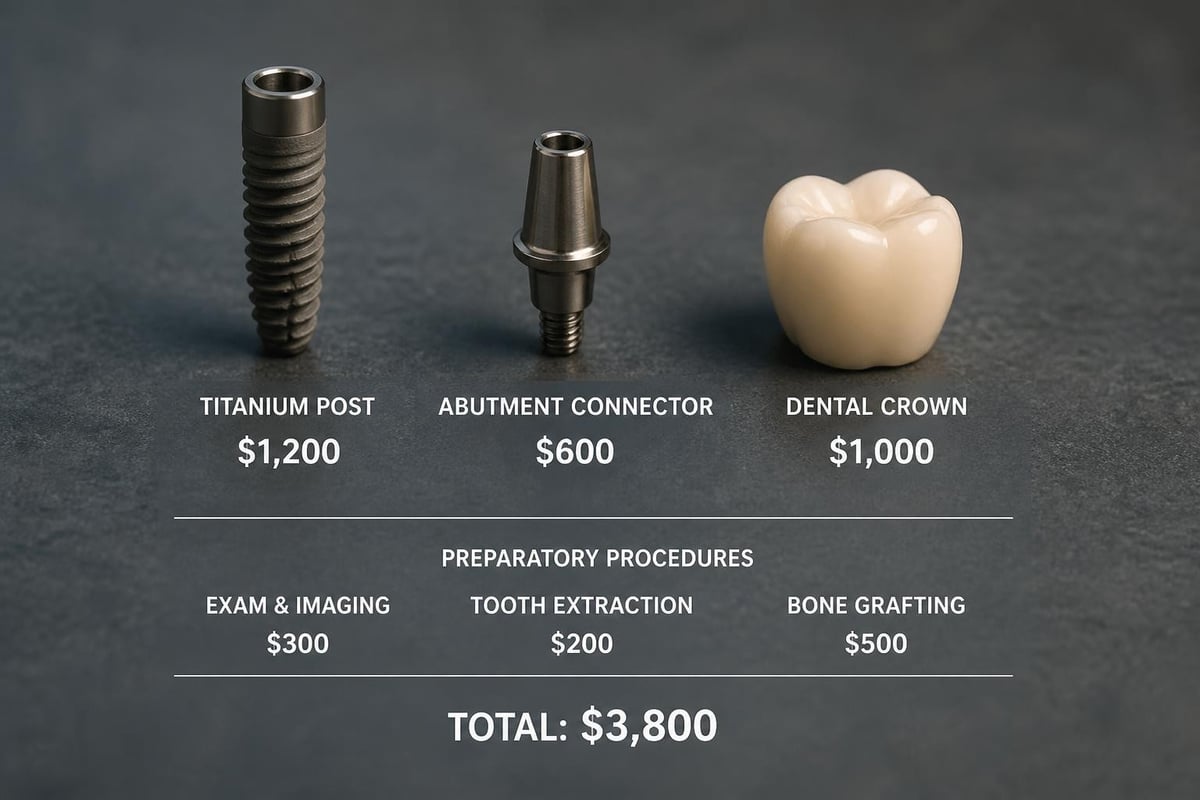 Dental implant cost breakdown