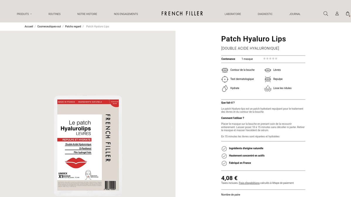 7 Idées Tendance De Produit French À Découvrir En 2025 - Patch Hyaluro Lips – French Filler Beauty