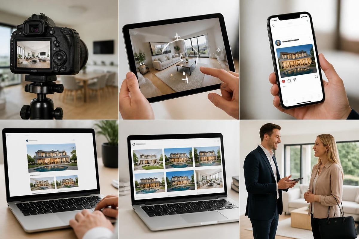 Digital property marketing channels