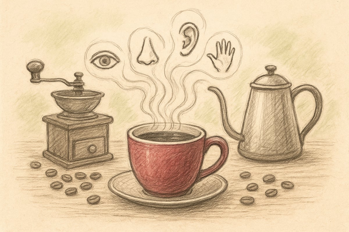 Sensory Immersion: Experiencing Coffee Through the Five Senses
