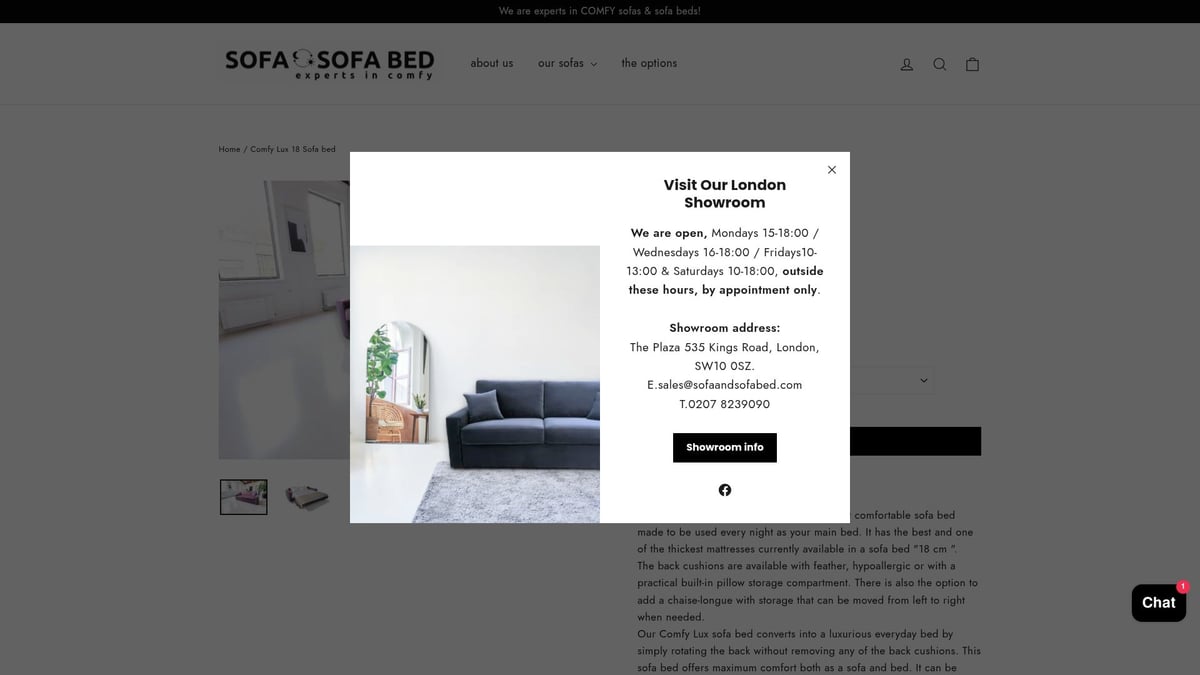 Top 10 Luxury Sofa Bed Designs to Elevate Your Living Room 2025 - Comfy Lux 18 Sofa Bed – Sofa & Sofa Bed London UK