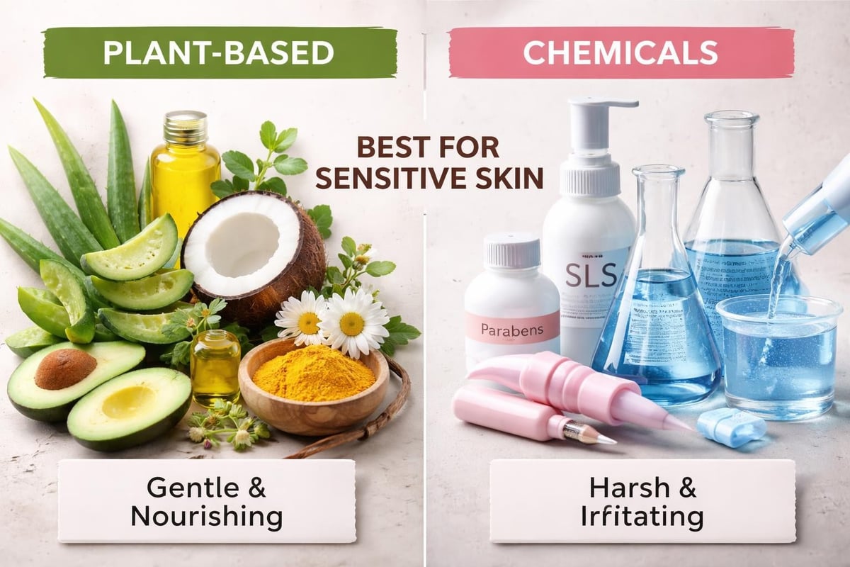 Natural versus synthetic ingredients