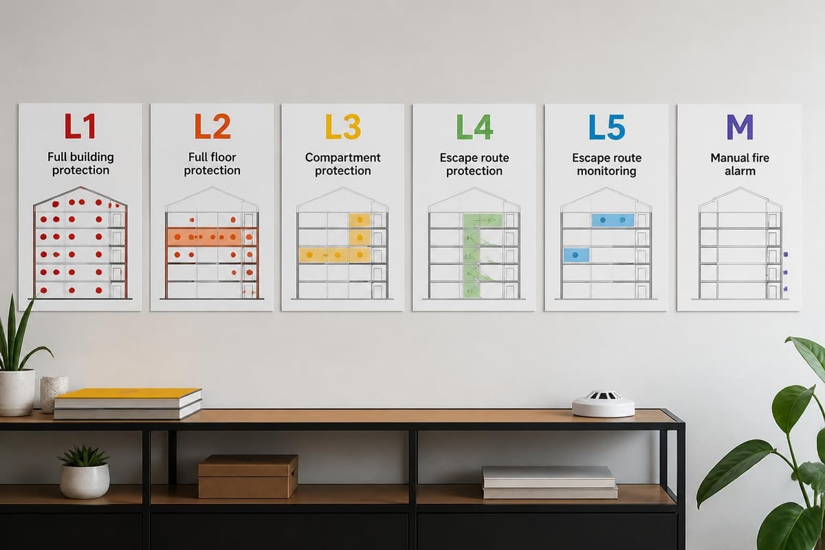 Fire alarm servicing categories