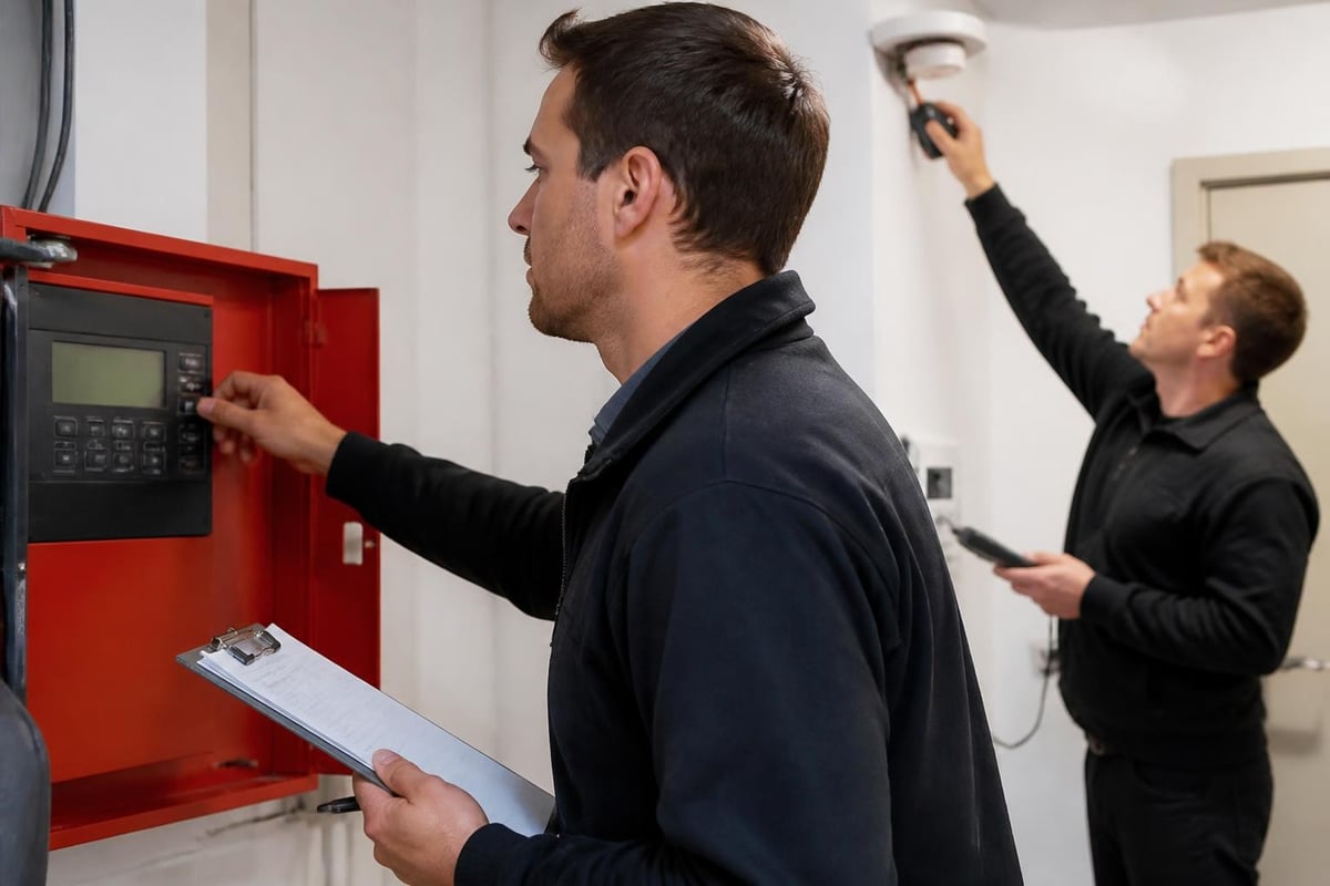 Annual fire alarm inspection