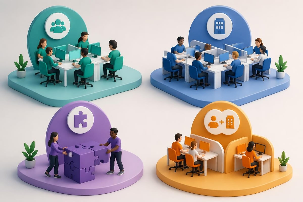 BPO service delivery models comparison