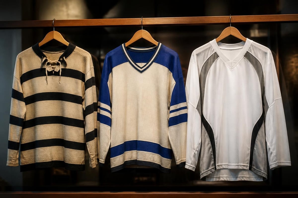 Hockey jersey collection timeline