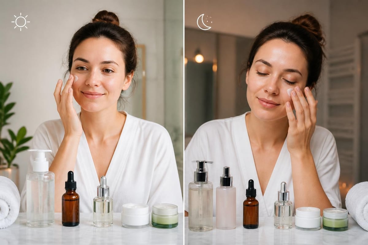 Eye cream routine