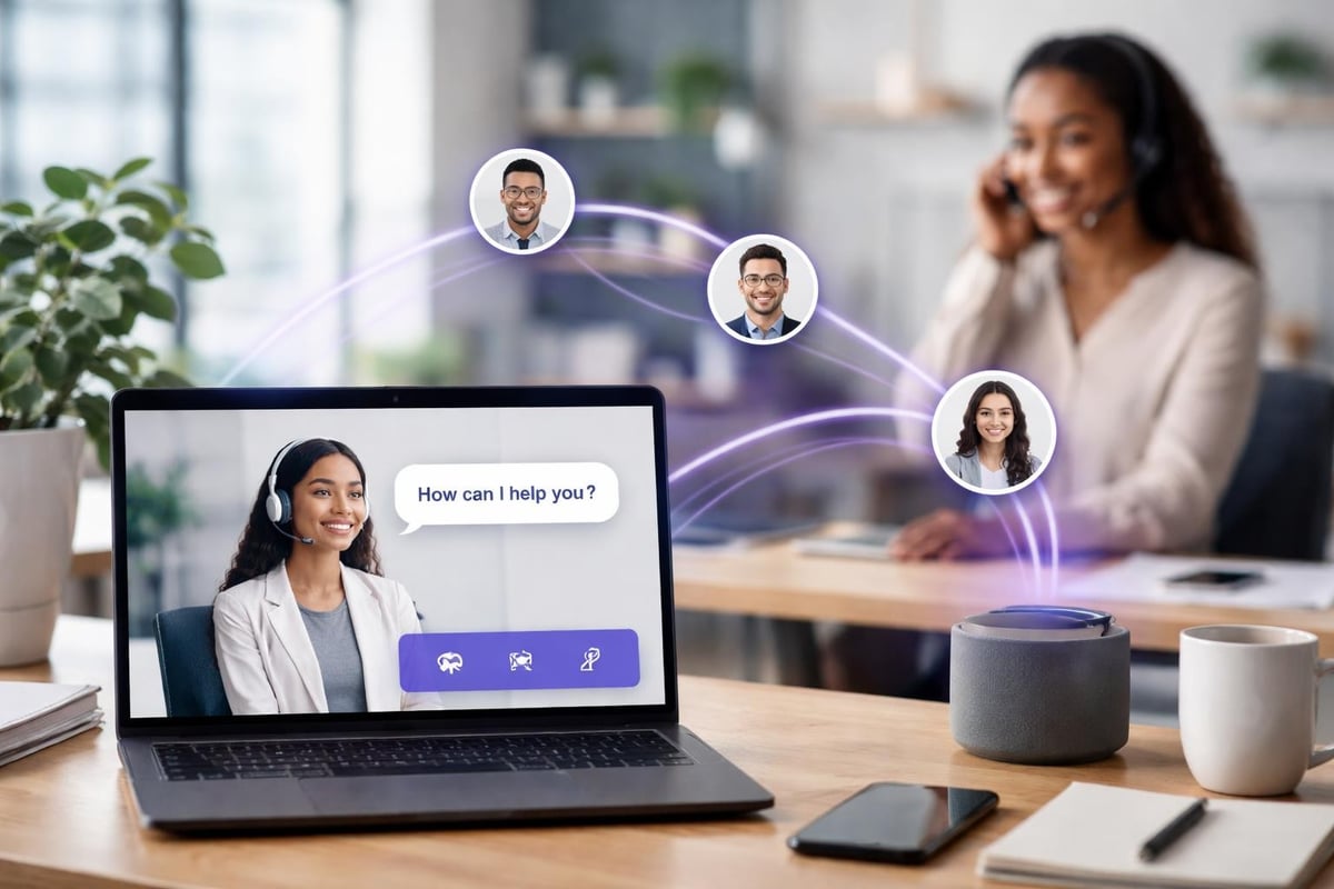 AI-powered call handling workflow