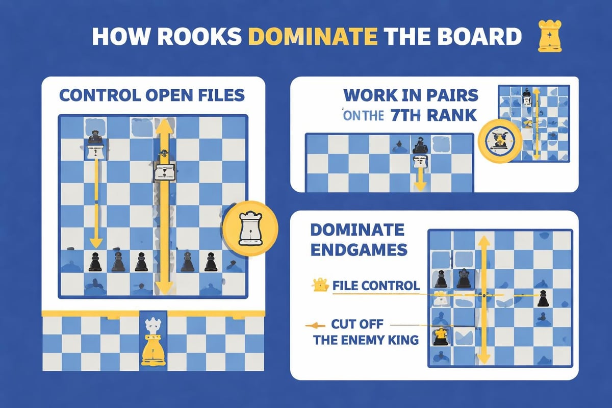 Rook movement and strategy