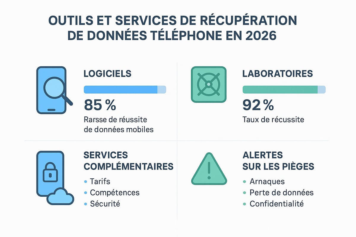 Panorama des outils et services de récupération de données téléphone