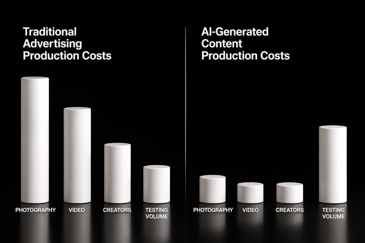 AI advertising cost comparison