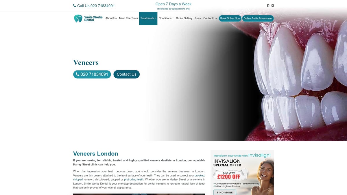 Top 7 Best Veneers Near Me for a Stunning Smile in 2025 - SmileWorks Dental – Manchester