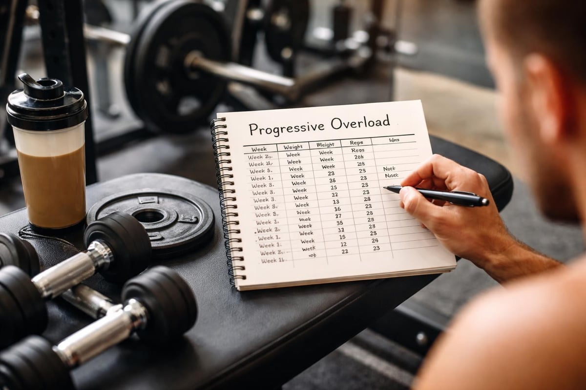 Strength training progression chart