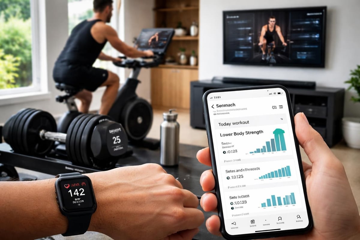 Smart gym ecosystem diagram