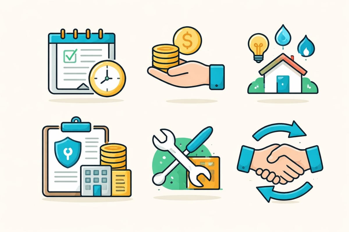 Rental contract components