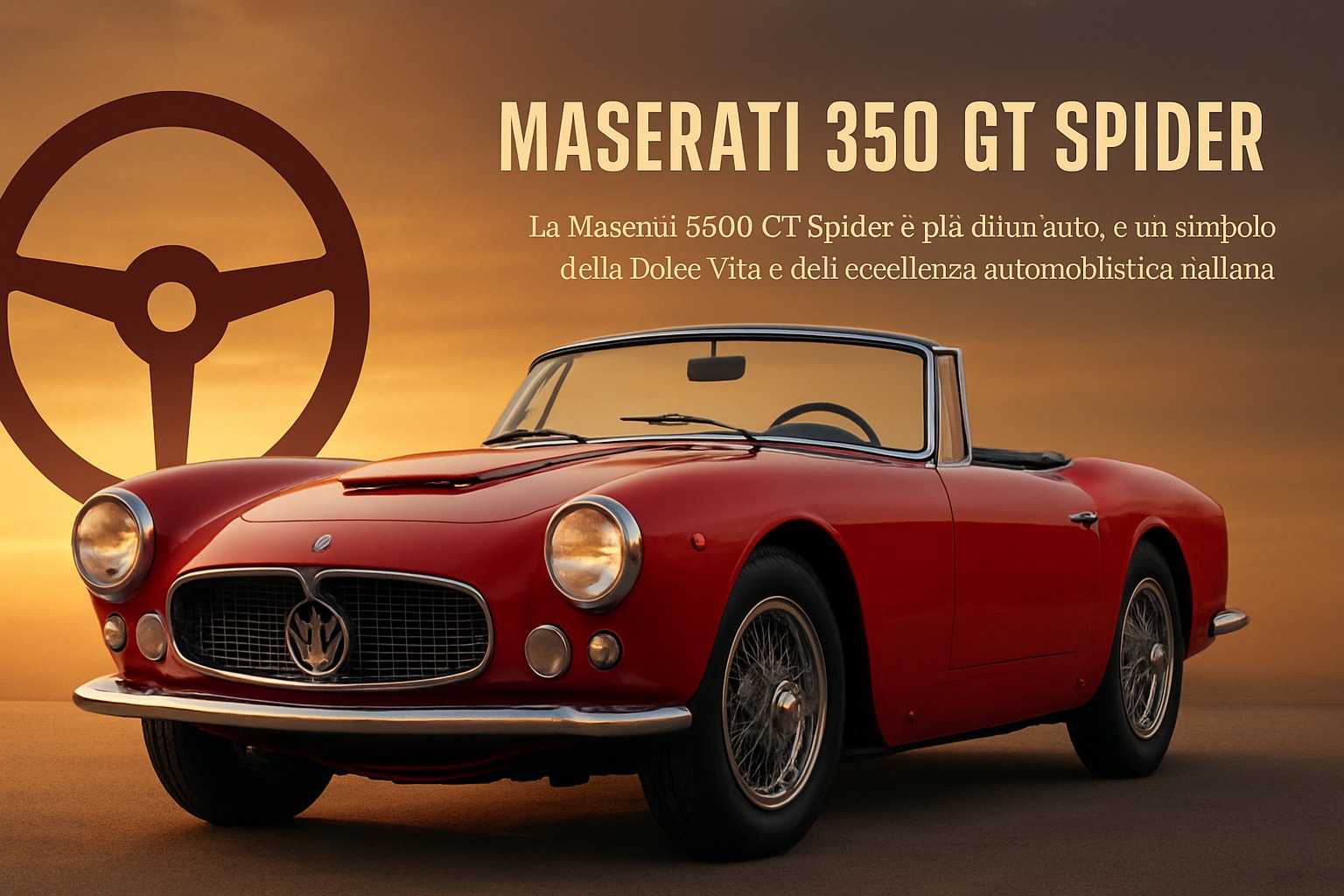 Guida Maserati 3500 GT Spider: Storia, Valore e Consigli 2025