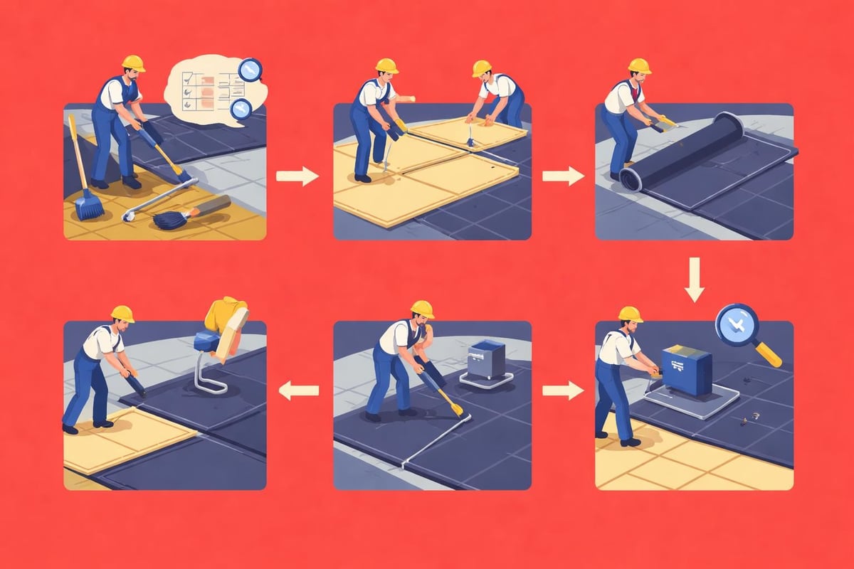 EPDM installation steps