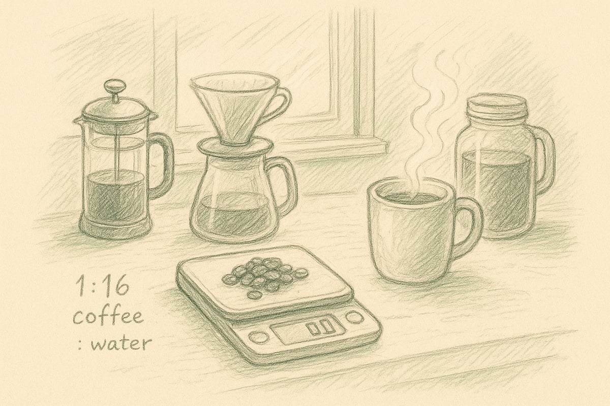 Coffee-to-Water Ratios: Science for Perfect Extraction