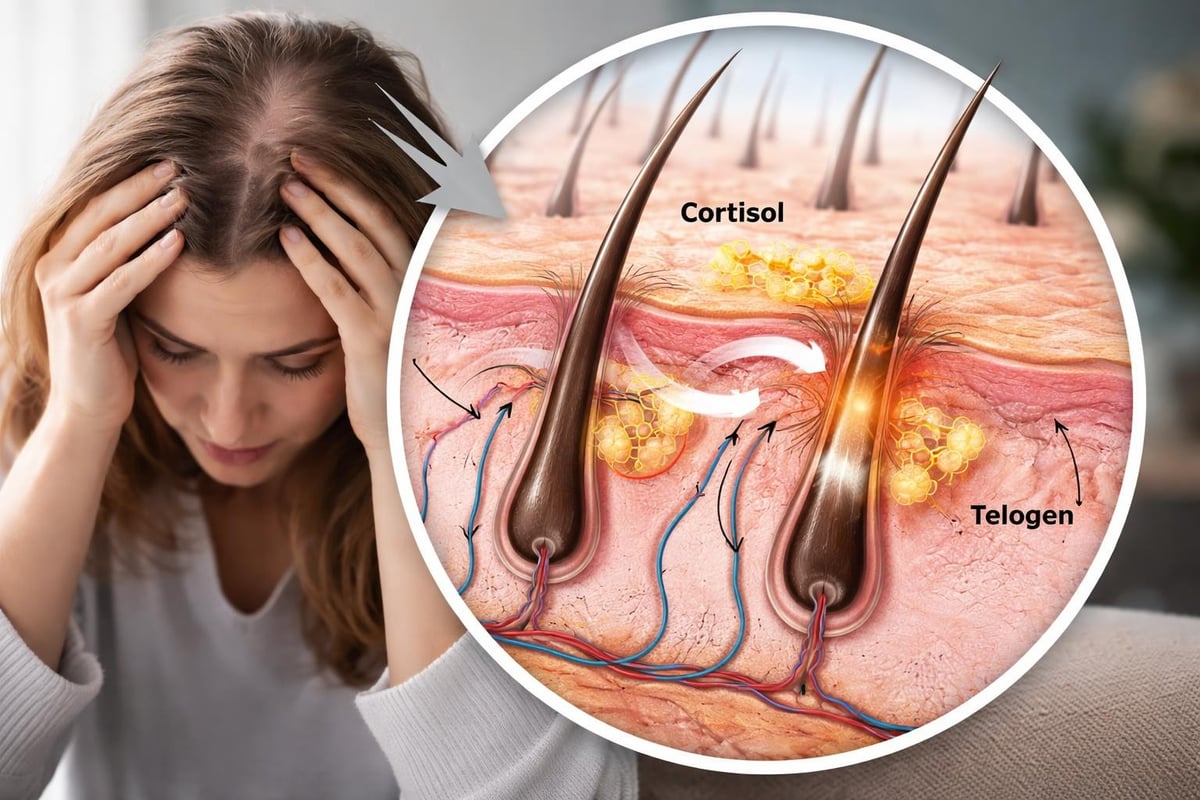 Stress and hair loss connection