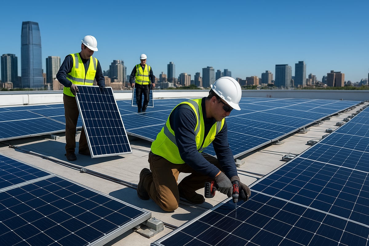 no cost commercial solar NJ for commercial buildings