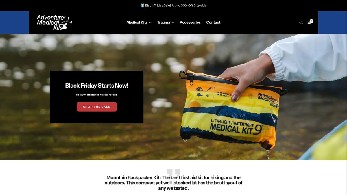 7 Essential Mini 1st Aid Kit Picks for 2026 Emergencies - Adventure Medical Kits Ultralight/Watertight .5