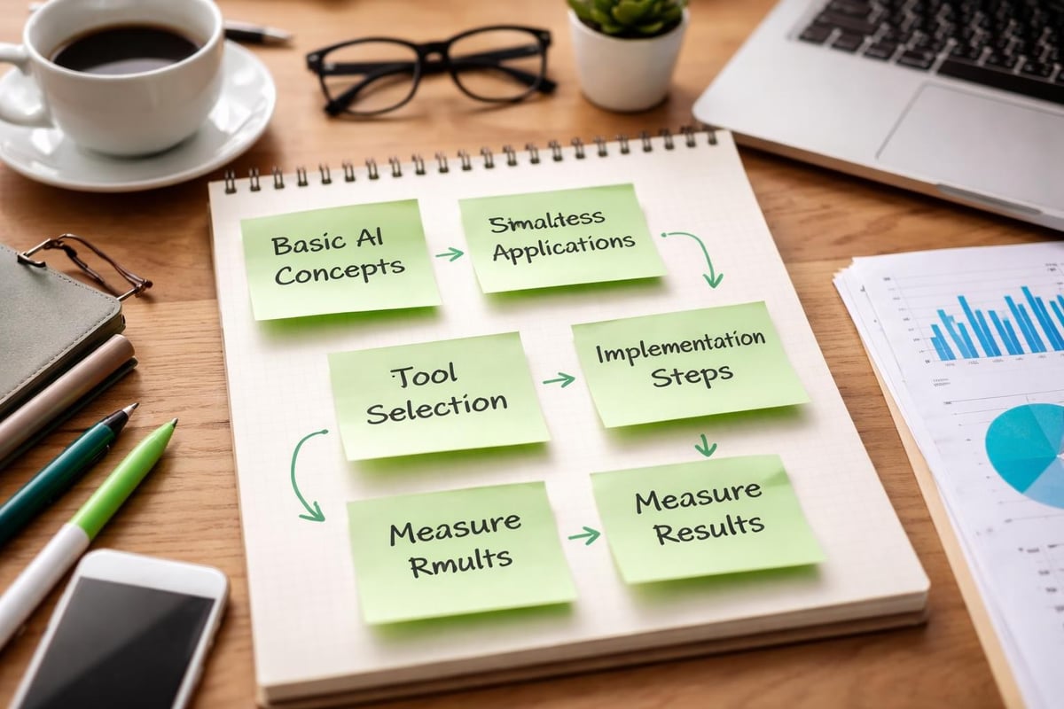 AI learning pathway for small business