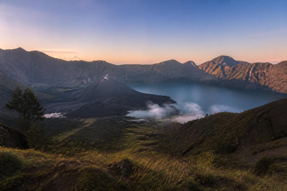 Segara Anak Lake crater ecosystem