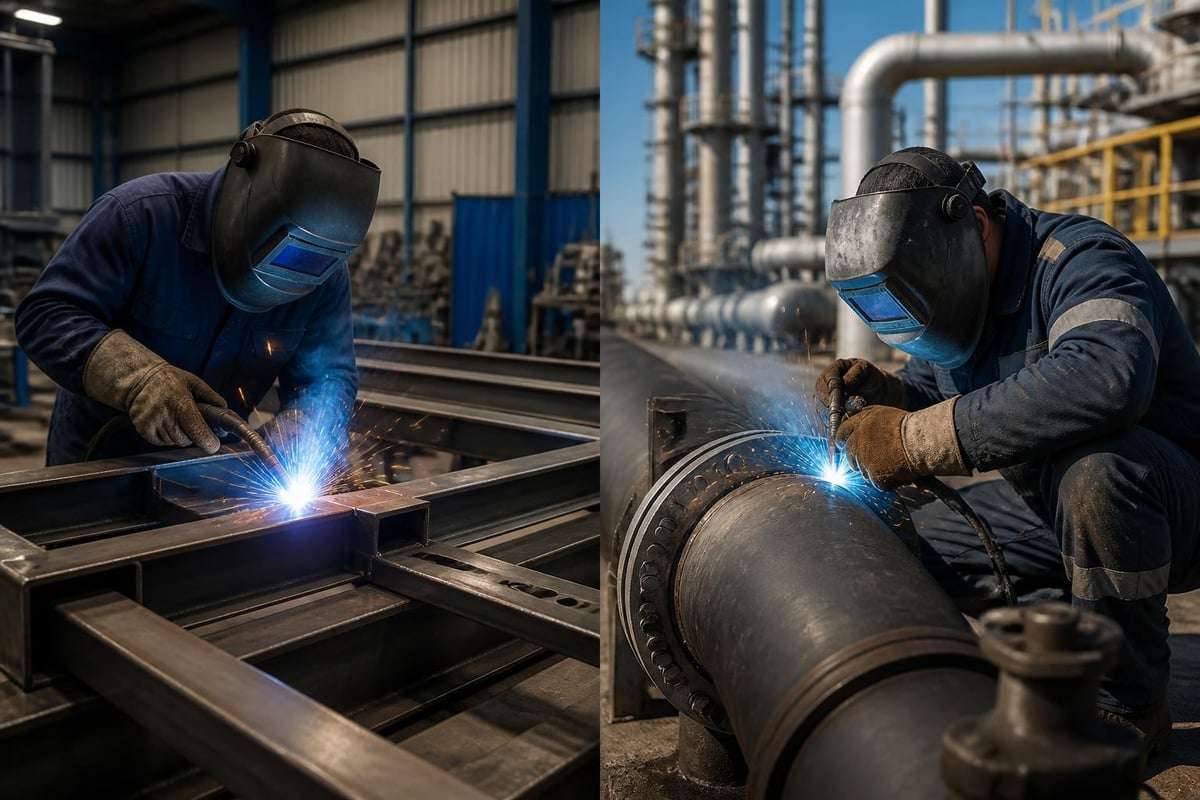 Shop and field welding service comparison