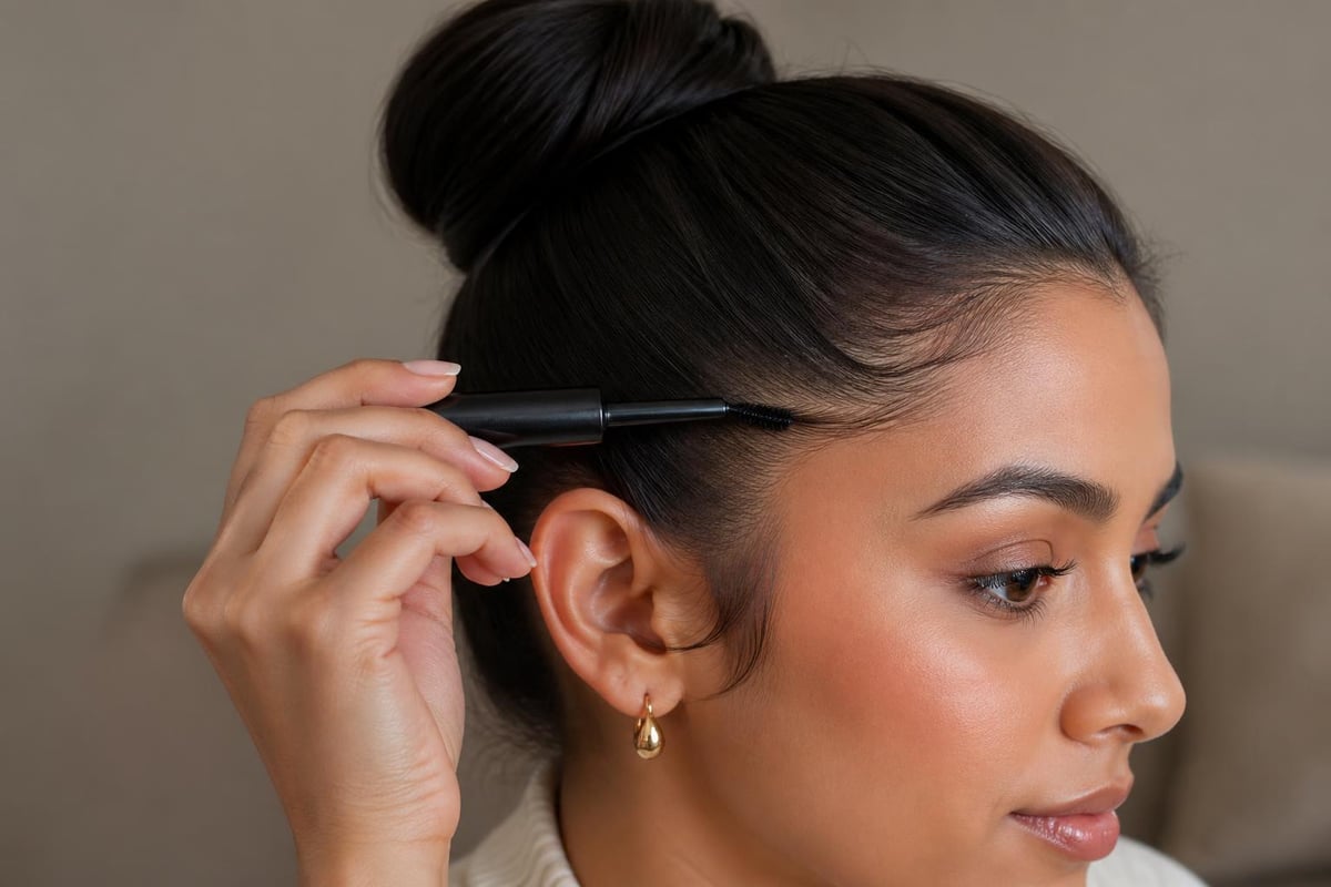 Hair finishing stick precision flyaway control application technique salon quality